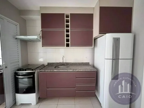 Imagem Apartamento mobiliado de 2 quartos para alugar sendo 62m² - Alphaville/SP