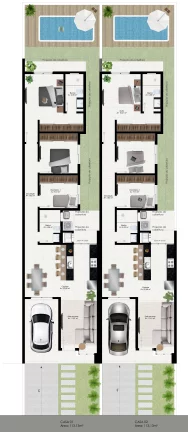 Imagem Lançamento de casa de 3 quartos sendo 1 suíte e uma ampla área privativa em Campo Bom