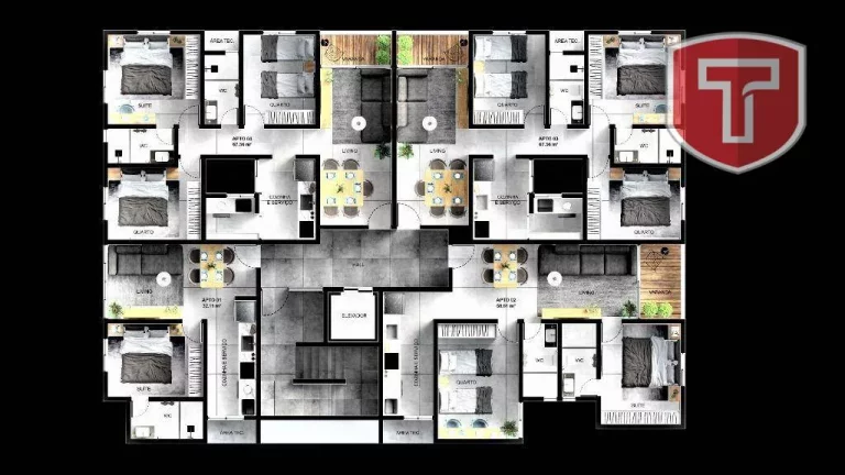 Imagem Apartamento à venda, 69 m² por R$ 639.000,00 - Bessa - João Pessoa/PB