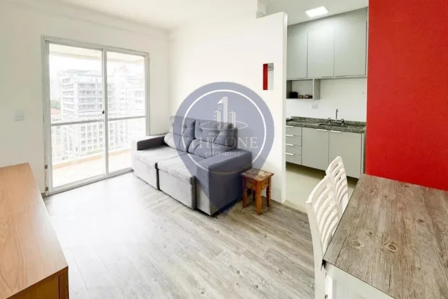 Imagem Apartamento para locação na Vila Pompéia, São Paulo-SP: 1 quarto, 2 salas, 1 banheiro, 1 vaga de garagem!