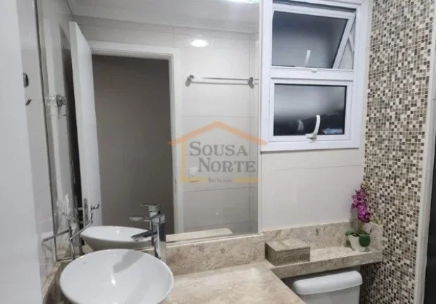 Imagem Apartamento de 61 m², em andar alto, com 2 dormitórios, sendo 1 suíte, sala para dois ambientes c...