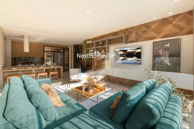 Imagem apartamento de 126m c/3 dormitórios (1 suíte), terraço gourmet, 2 vagas, brinquedoteca, Piscina, Deck molhado, Fitness, espaço gourmet, salão de festa