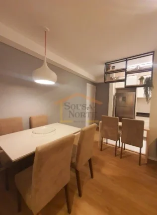 Imagem Apartamento 2 dormitórios, sendo 1 suite, banheiro, sacada envidraçada, totalmente mobiliado e dec...