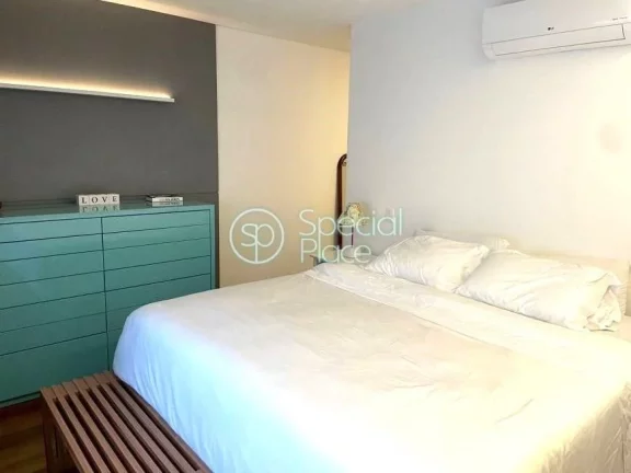 Imagem Ãtimo apartamento Ã  venda no Brooklin - Ãrea: 167,00mÂ² - Living amplo com terraÃ§o na copa das Ã...