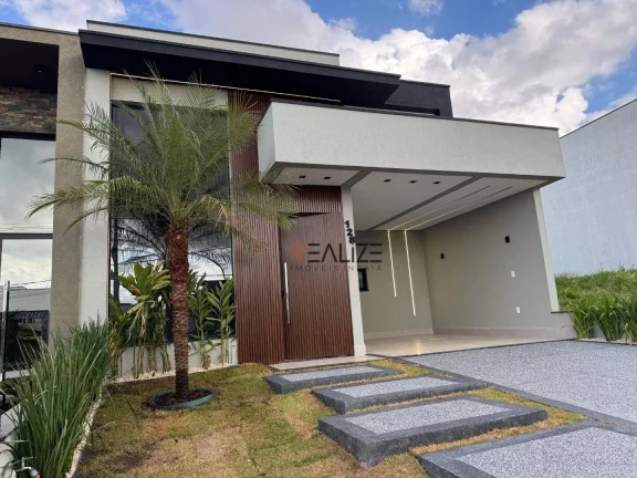 Imagem Casa com piscina e 3 dormitórios à venda, 136 m² por R$ 1.290.000 - Condomínio Fechado - Indaiatuba/SP