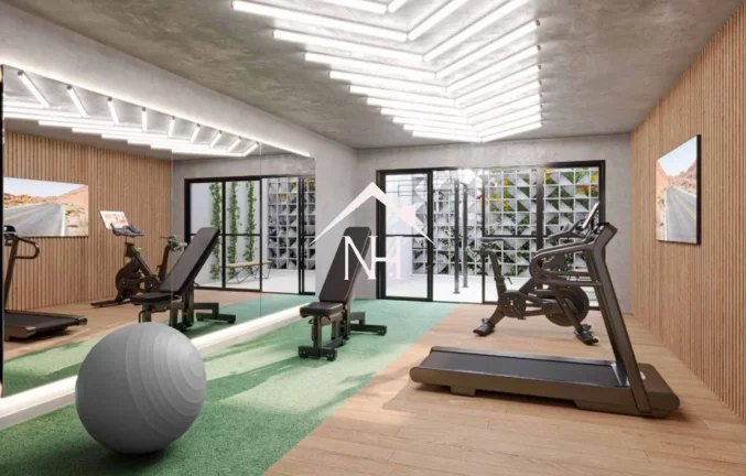 Imagem studio 25m², 1 dormitório, terraço, planta inteligente,Deliver,y Bicicletário, Salão De Festas, Espaço Gourmet com Churrasqueira, Pet Place, piscina