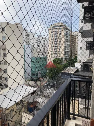 Imagem Apartamento com varanda, sala dois quartos ,sendo um com suite e dependencias completa em predio muito conceituado no jardim icarai,Condominio do Edif