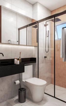 Imagem Apartamento 02 Quartos, sendo 01 suíte - Apto 601 - Coração Eucarístico