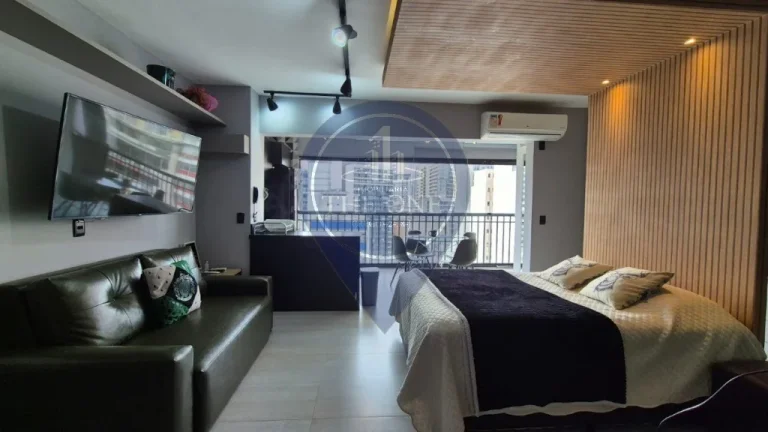 Imagem Studio à venda na Bela Vista, São Paulo-SP: 1 quarto, 2 salas, 1 banheiro, 1 vaga de garagem e 42m² de área!