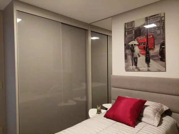 Imagem Apartamento 90 m² 3 Dormitorios e 3 Vagas de Gargens Porteira Fechada