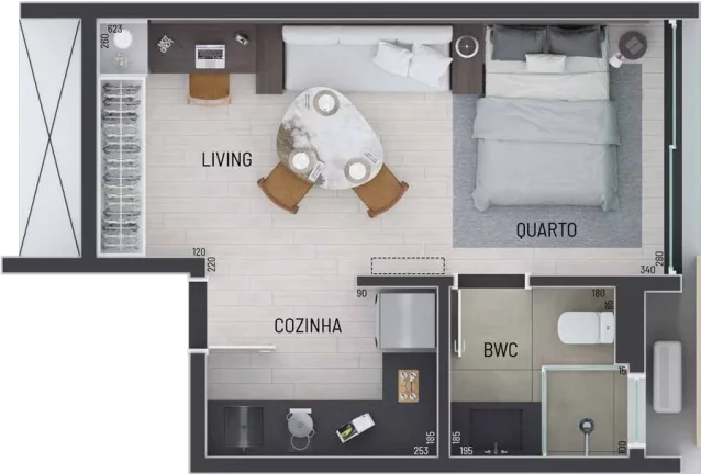 Imagem Moradas da Mata - Apartamento à venda no bairro Campo Comprido - Curitiba/PR