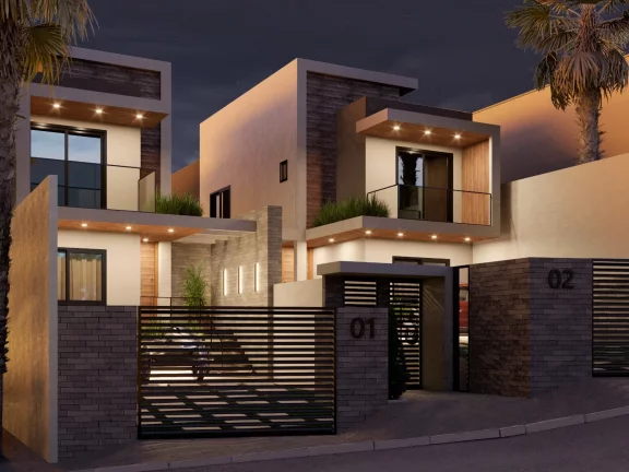 Imagem Twin House mobiliada e decorada, casa Duplex.