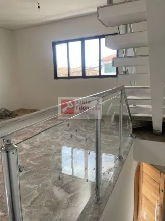 Imagem Sobrado para Venda em Santo André, Vila Pires, 2 dormitórios, 2 suítes, 3 banheiros, 4 vagas