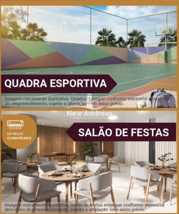 Imagem Apartamento à venda em Vila Velha-ES, Jockey de Itaparica: 2 quartos, 1 suíte, 2 banheiros, 1 vaga, 61m². Aproveite!