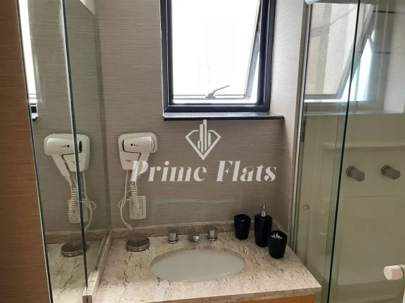 Imagem Flat disponível para locação no Transamerica Executive Jardins, com 42m², 2 dormitórios e 1 vaga