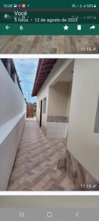 Imagem Casa para Venda em Mongaguá, Jardim Leonor, 2 dormitórios, 1 suíte, 1 banheiro, 2 vagas
