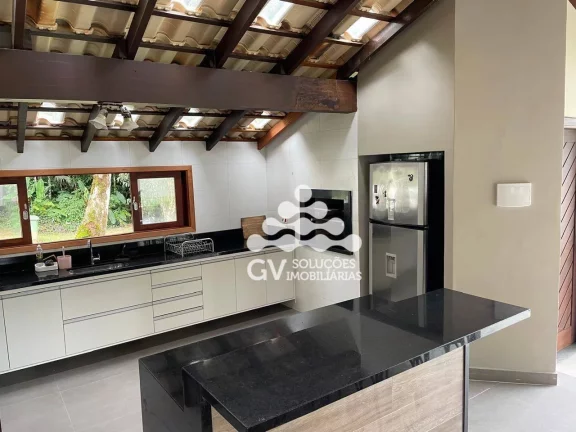 Imagem Casa com 5 suítes para venda, para venda e locação temporada - Condomínio Recanto da Lagoinha - Ubatuba/SP