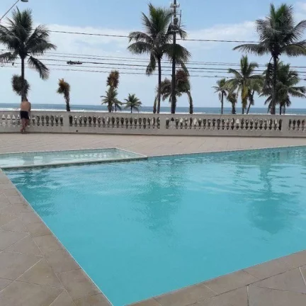 Imagem Apart Ocian, Frente ao mar, 3 dorm, 1 suíte, 1 vaga, 126m²