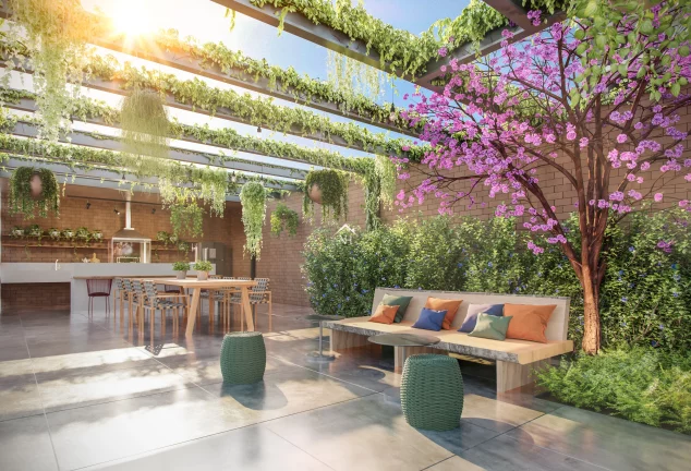 Imagem apartamento garden 139m c/ 3 suítes, terraço gourmet, 2 vagas, Brinquedoteca, Churrasqueira, Fitness, Piscina com Raia, Salão de festas, solarium,deck