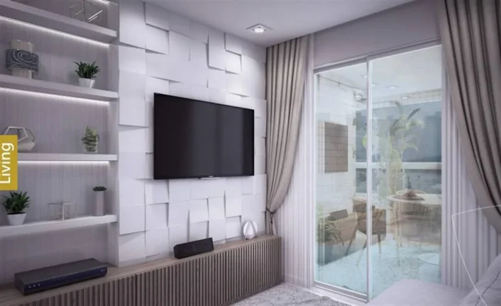 Imagem APARTAMENTO COM 81.65 m² - FORTE - PRAIA GRANDE SP