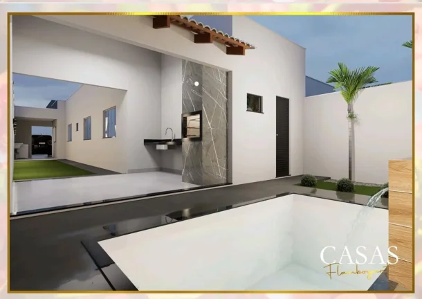 Imagem Casas De 3/4 C Suite Com Lazer Completo No Parque Flamboyant Com Entrada Parcelada