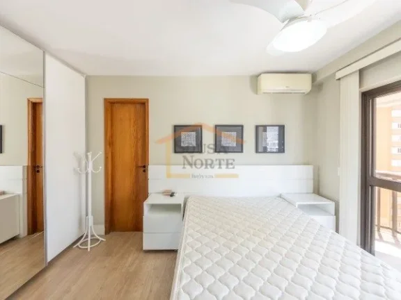 Imagem Apartamento duplex com 90 m², 2 dormitórios, sendo 2 suítes (ambas com sacada), 3 banheiros. Loca...