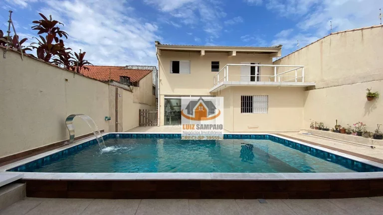 Imagem Sobrado a 70m do mar - 3 Suítes - Piscina - Cibratel II