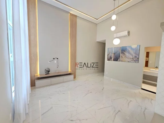 Imagem Casa moderna com 3 dormitórios à venda, 156 m² por R$ 1.800.000 - Condomínio Próximo ao Parque Ecológico - Indaiatuba/SP