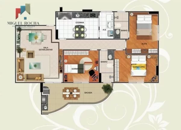 Imagem Apartamento à venda no bairro Canto do Forte - Praia Grande/SP