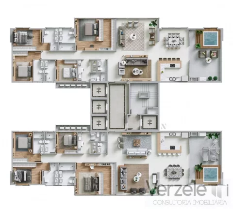 Imagem Apartamento 4 ou + dormitórios para Venda em Balneário Camboriú / SC no bairro Centro