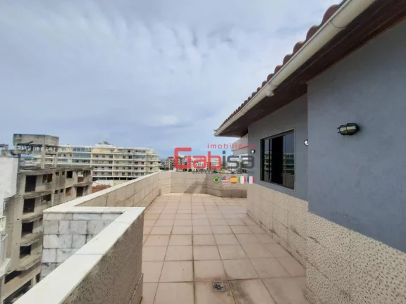 Imagem Cobertura com 3 dormitórios à venda, 140 m² por R$ 650.000,00 - Braga - Cabo Frio/RJ