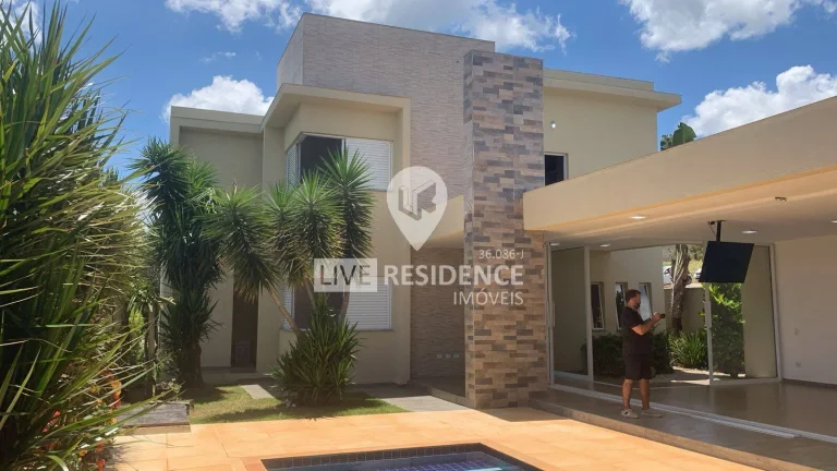 Imagem Casa de Luxo no Condomínio Sete Lagos em Itatiba com 4 Quartos e Lazer