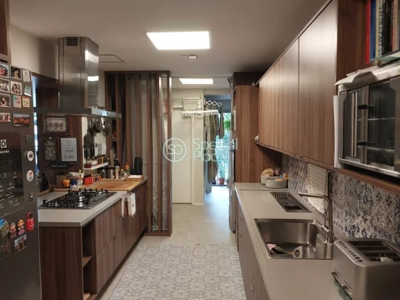 Imagem Ótimo apto à venda no Panamby ?Panamby - Área 164m² - Living com pé direito duplo para dois amb...