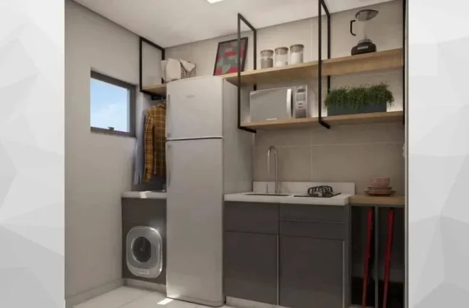 Imagem Studio à venda, no Collegiate One São João Del Rei, em São João Del Rei, Centro, com 1 quarto, 15m2