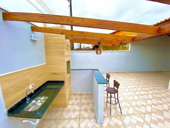 Imagem Casa para Venda em Itanhaém, Cibratel II, 3 dormitórios, 1 suíte, 1 banheiro, 2 vagas