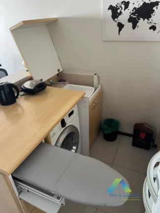 Imagem Apartamento duplex todo mobiliado em localização privilegiada na área nobre de Moema Pássaros com vaga de garagem.