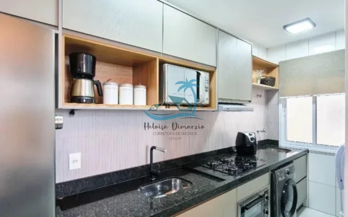 Imagem Apartamento mobiliado com 2 dormitórios a venda em Ubatuba, entre os bairros de Itaguá e Estufa 1.