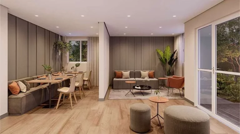 Imagem Apartamento à venda em São Paulo-SP, Vila Butantã, 1 quarto, 1 suíte, 1 banheiro, 27m² - VIBRA PARQUE CIDADE UNIVERSITÁRIA.