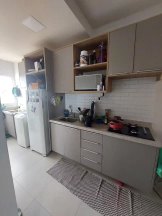 Imagem APARTAMENTO Á VENDA PROXIMO Á UNIFRAN EM FRANCA/SP - 02 dormitórios com armários e ar condicionados - Sala integrada com a cozinha e armários Lavan