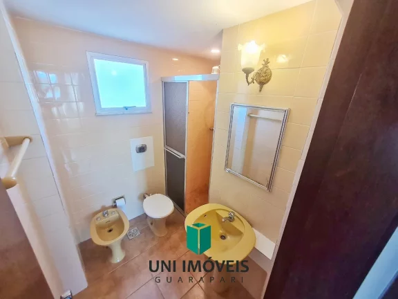 Imagem Excelente 2 quartos + dependência com elevador e garagem no Centro de Guarapari