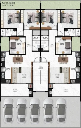 Imagem Apartamentos 3 Quartos - Residencial Acapulco, praia do tabuleiro - Barra Velha
