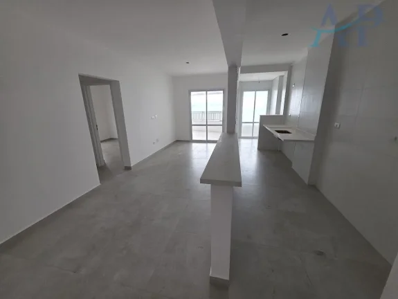 Imagem Apartamento na Guilhermina com 2 Dormitórios Frente Mar em Praia Grande