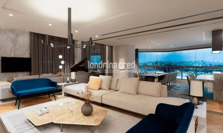 Imagem Wave Vectra em Londrina: empreendimento luxuoso e exclusivo com 427m², 4 suítes, 4 vagas de garagem e 2 boxes privativos