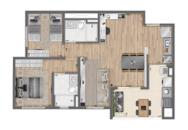 Imagem APARTAMENTO RESIDENCIAL em Guarulhos - SP, Picanço