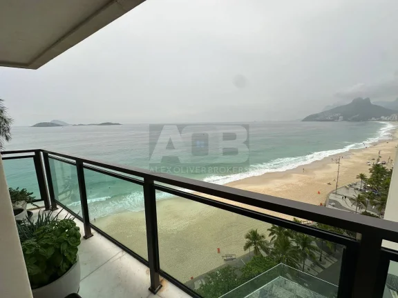 Imagem Apartamento à venda em Ipanema, 348m2, 3 quartos, 3 vagas, Frontal Mar.