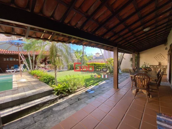 Imagem Casa com 4 dormitórios, 340 m² - venda por R$ 2.200.000,00 ou aluguel por R$ 11.150,00/mês - São Cristóvão - Cabo Frio/RJ