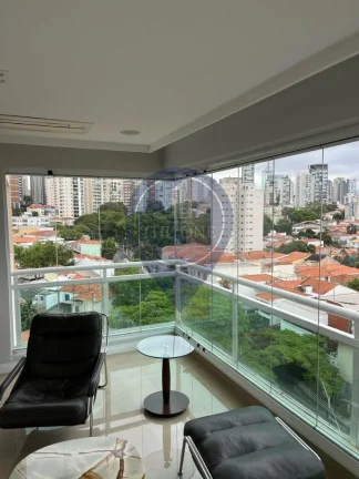 Imagem Apartamento de luxo na Vila Mariana: 3 quartos, 3 suítes, 2 salas, 2 banheiros, 3 vagas de garagem, 169m² - São Paulo-SP.