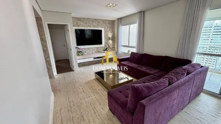 Imagem Apto venda 3 dorm vista piscina andar alto, 123m Cond Domo Life Centro SBC
