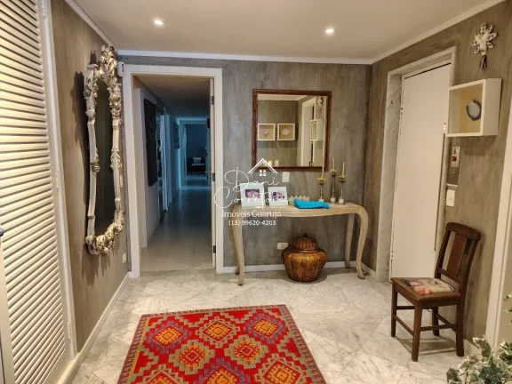 Imagem Apartamento de luxo à venda em Guarujá-SP, no bairro Pitangueiras: 3 quartos, 3 suítes, 2 salas, 5 banheiros, 2 vagas de garagem, 190m².
