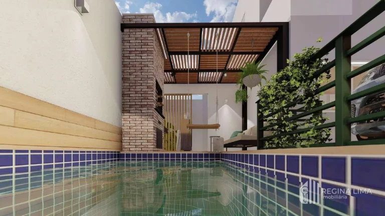 Imagem Casa duplex em construção, 3 dormitórios à venda por R$ 420.000,00- Condomínio BUONA VITTA - Morros - Teresina/PI